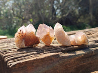 Natural Mixture Of Spirit Quartz Clusters x 20 From Boekenhouthoek, South Africa