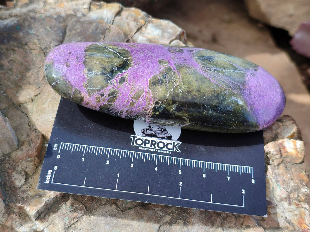 Polished Stichtite Free Forms x 6 From Barberton, South Africa - Toprock Gemstones and Minerals 