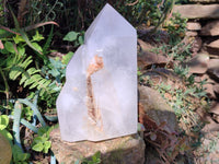 Polished Quartz Cluster x 1 From Madagascar - Toprock Gemstones and Minerals 