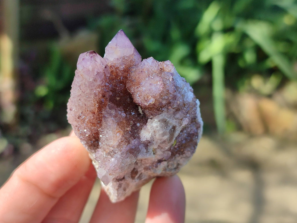 Natural Amethyst Spirit Quartz Clusters x 20 From Boekenhouthoek, South Africa - Toprock Gemstones and Minerals 