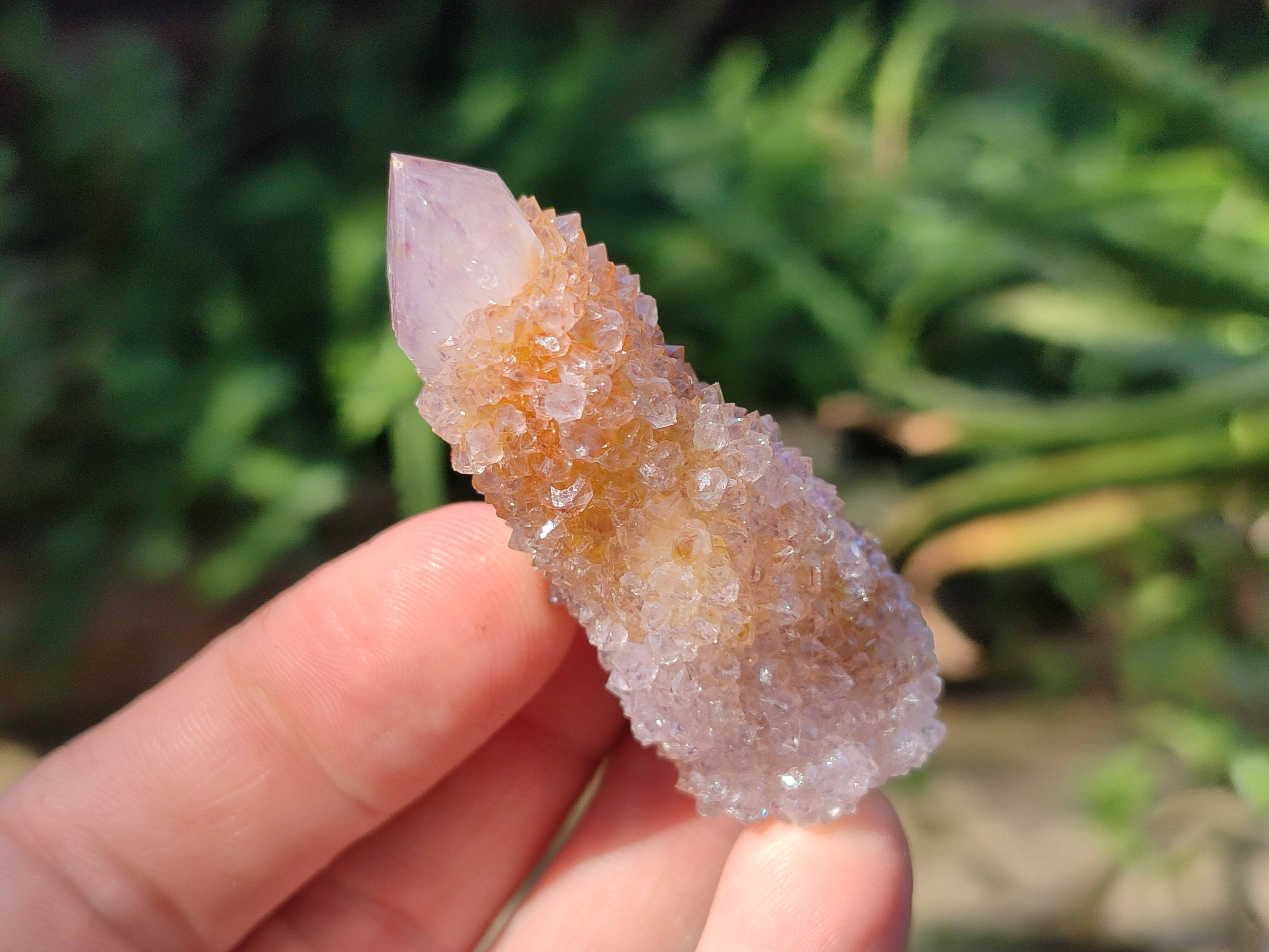 Natural Amethyst Spirit Quartz Clusters x 20 From Boekenhouthoek, South Africa - Toprock Gemstones and Minerals 