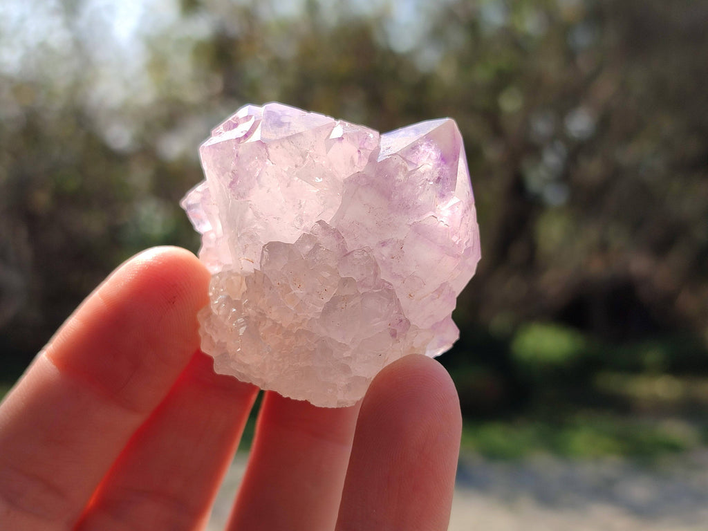 Natural Amethyst Spirit Quartz Clusters x 20 From Boekenhouthoek, South Africa - Toprock Gemstones and Minerals 