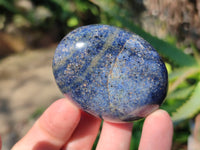 Polished Lazulite Palm Stones x 12 From Madagascar