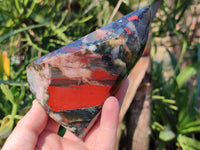 Polished Bloodstone Points x 3 From Swaziland - Toprock Gemstones and Minerals 