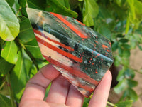 Polished Bloodstone Points x 3 From Swaziland - Toprock Gemstones and Minerals 
