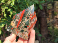 Polished Bloodstone Points x 3 From Swaziland - Toprock Gemstones and Minerals 