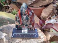Polished Bloodstone Points x 3 From Swaziland - Toprock Gemstones and Minerals 