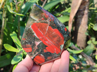 Polished Bloodstone Points x 3 From Swaziland - Toprock Gemstones and Minerals 