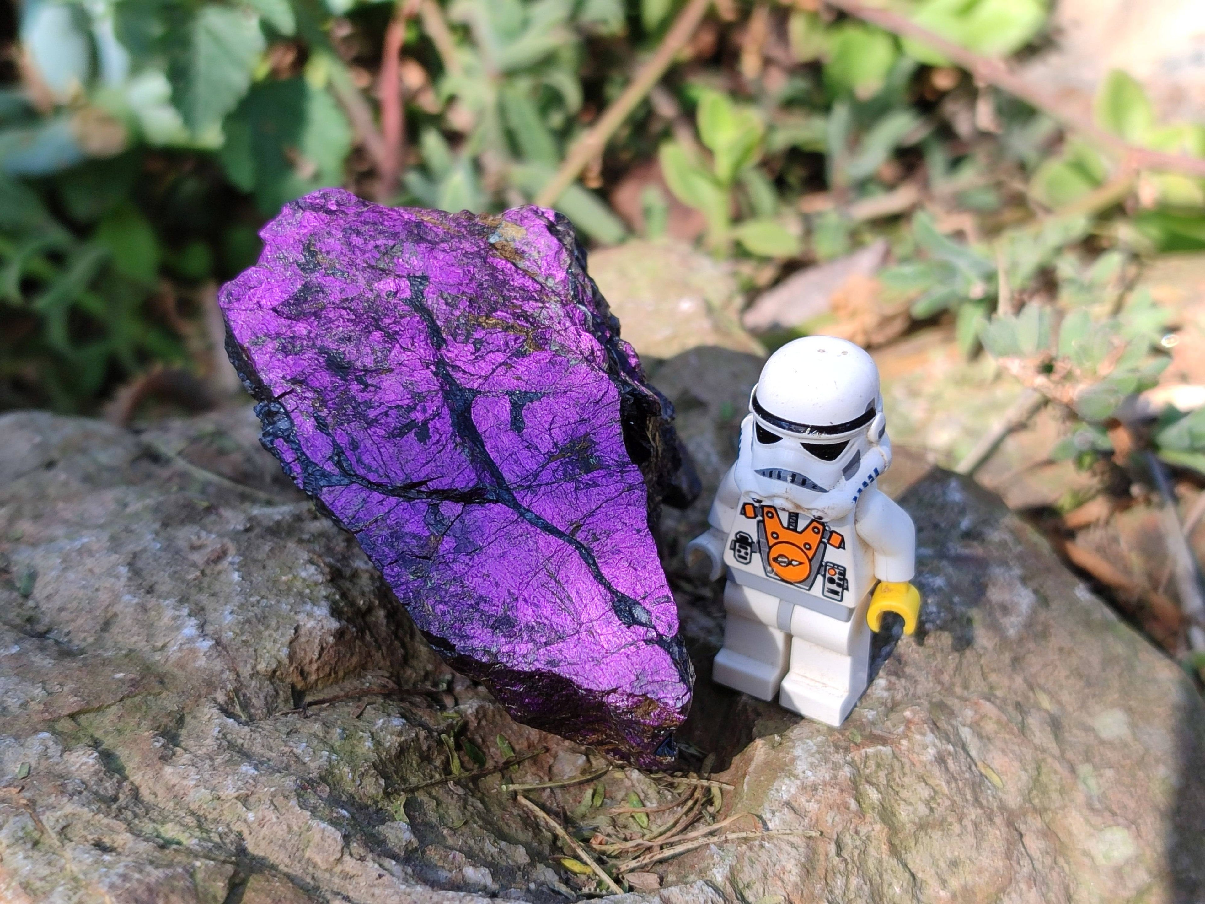 Natural Metallic Purpurite Specimens x 12 From Erongo, Namibia - Toprock Gemstones and Minerals 