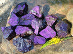 Natural Metallic Purpurite Specimens x 12 From Erongo, Namibia - Toprock Gemstones and Minerals 