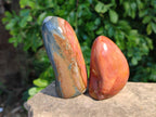 Polished On One Side Polychrome Jasper Nodules x 12 From NW Coast, Madagascar - Toprock Gemstones and Minerals 