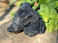Natural Schorl Black Tourmaline Specimens x 3 From Erongo, Namibia - Toprock Gemstones and Minerals 