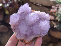 Natural Amethyst Spirit Quartz Clusters x 4 From Boekenhouthoek, South Africa - Toprock Gemstones and Minerals 