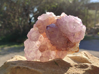 Natural Amethyst Spirit Quartz Clusters x 4 From Boekenhouthoek, South Africa - Toprock Gemstones and Minerals 