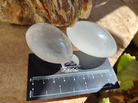 Polished Girasol Pearl Quartz Palm Stones x 12 From Ambatondrazaka, Madagascar