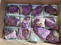 Natural Metallic Purpurite Specimens x 12 From Erongo, Namibia - Toprock Gemstones and Minerals 