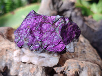Natural Metallic Purpurite Specimens x 12 From Erongo, Namibia - Toprock Gemstones and Minerals 