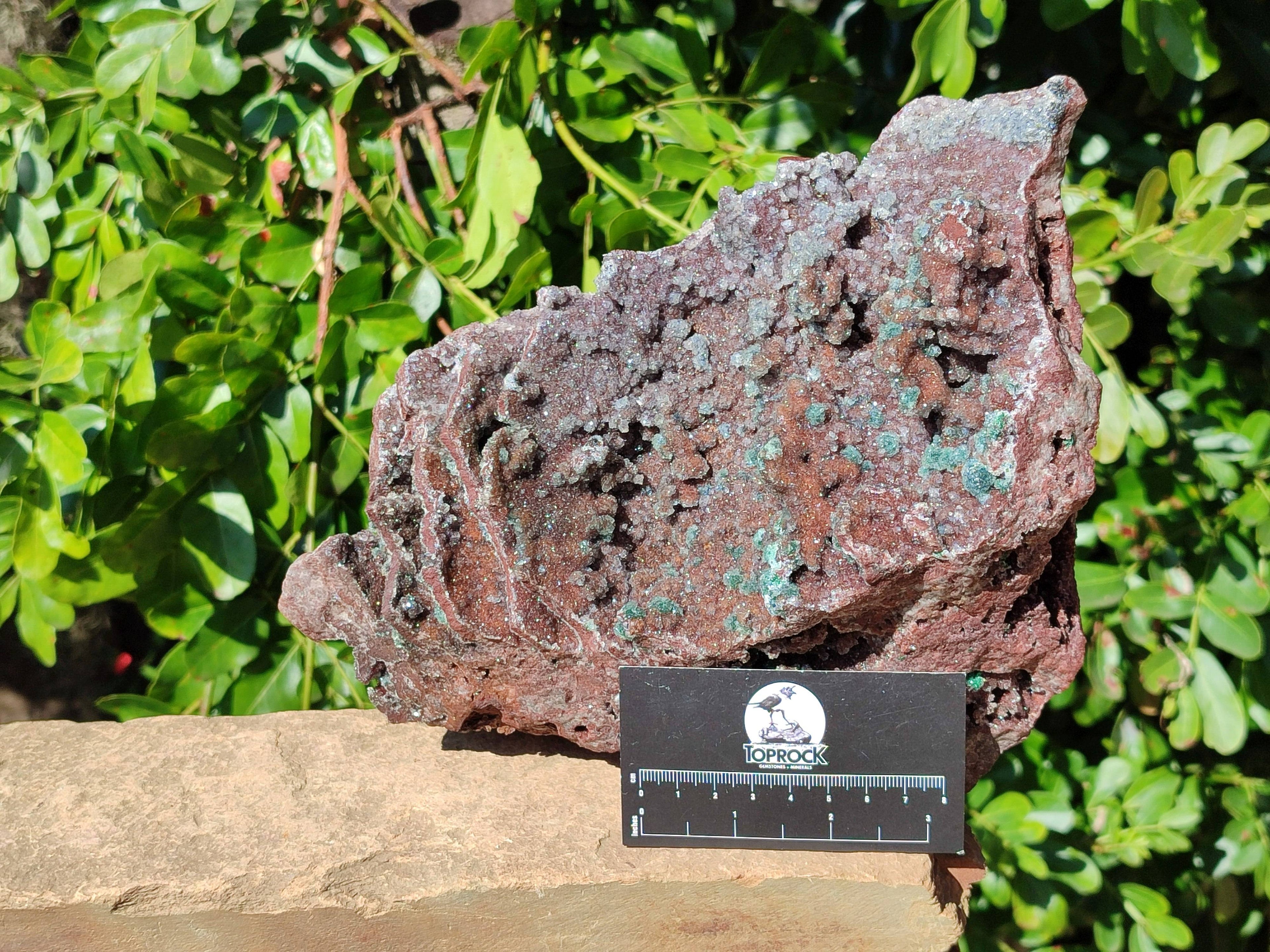 Natural Ball Malachite On Dolomite Matrix Specimen x 1 From Likasi, Congo - Toprock Gemstones and Minerals 