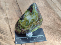 Polished Bastite Dragon Bloodstone Standing Free Forms x 3 From South Africa - Toprock Gemstones and Minerals 
