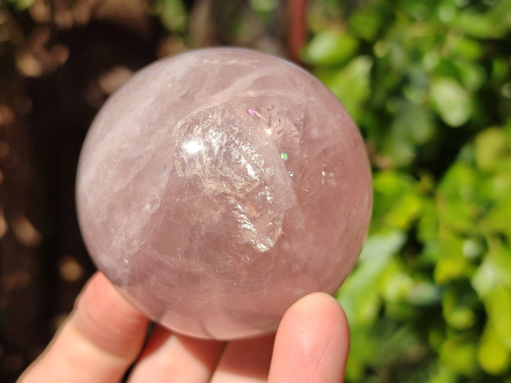 Polished Star Rose Quartz Spheres x 4 From Madagascar - Toprock Gemstones and Minerals 