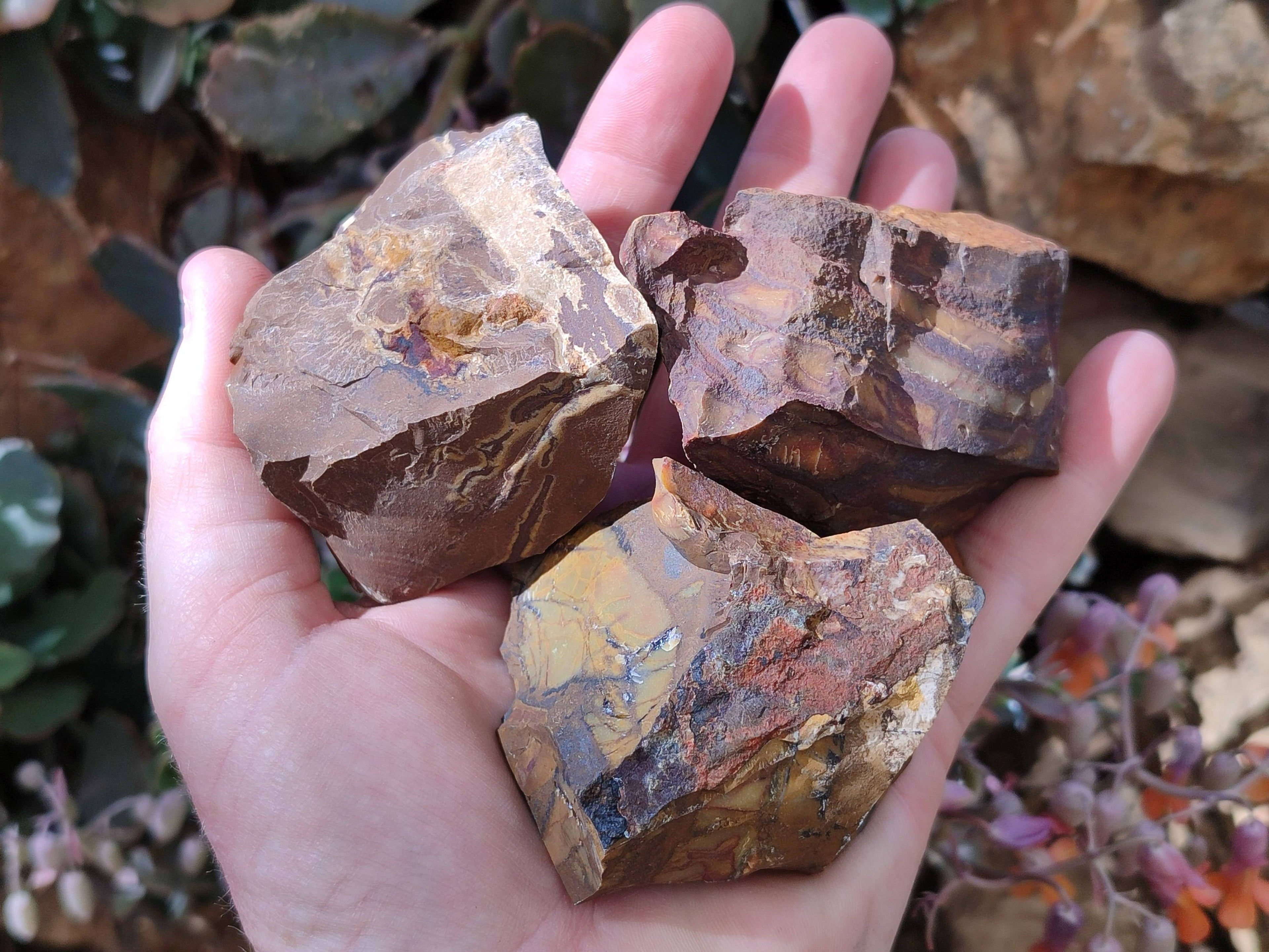 Natural Nguni Jasper Cobbed Specimens x 24 From Prieska, South Africa - Toprock Gemstones and Minerals 