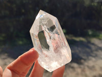 Polished Clear Quartz Crystals x 6 From Madagascar