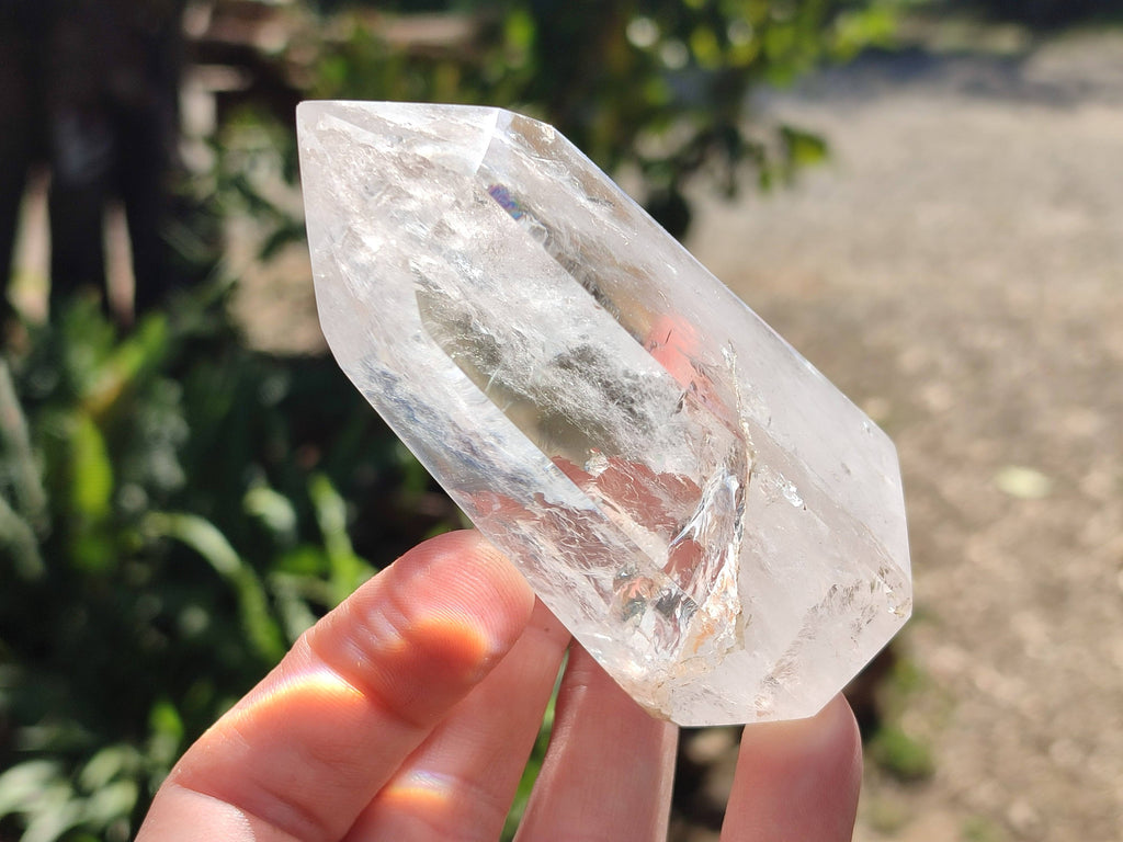 Polished Clear Quartz Crystals x 6 From Madagascar - Toprock Gemstones and Minerals 