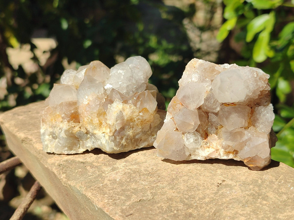 Natural Spirit Quartz Clusters x 6 From Boekenhouthoek, South Africa - Toprock Gemstones and Minerals 