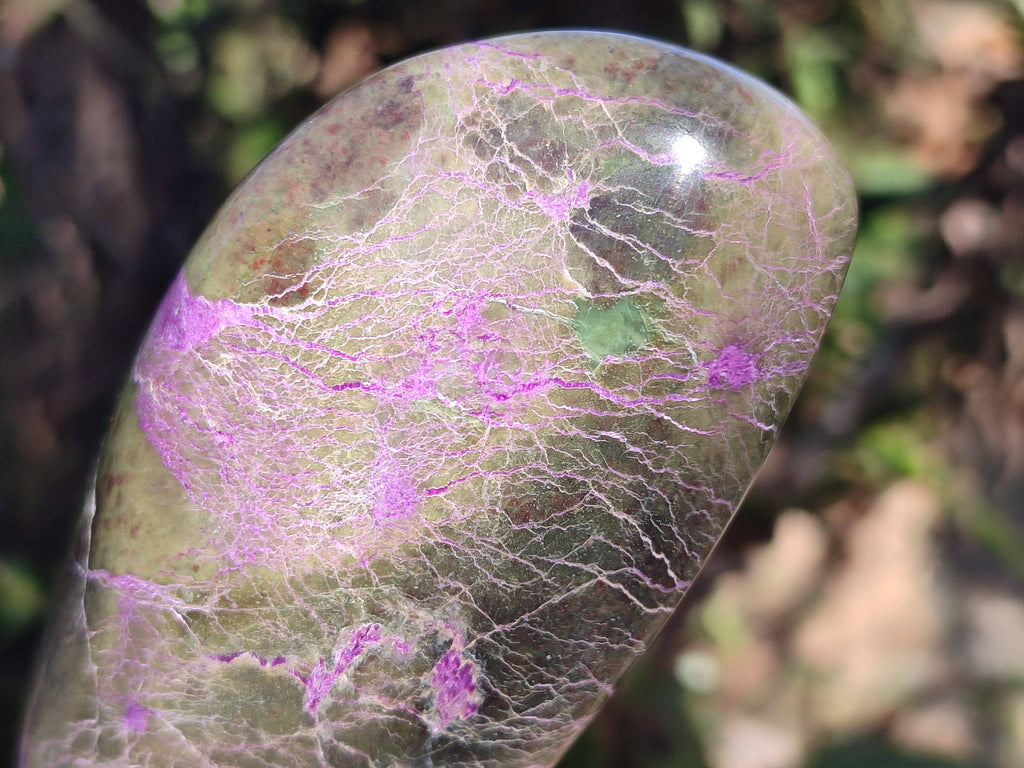 Polished Stichtite Standing Free Forms x 4 From Barberton, South Africa - Toprock Gemstones and Minerals 