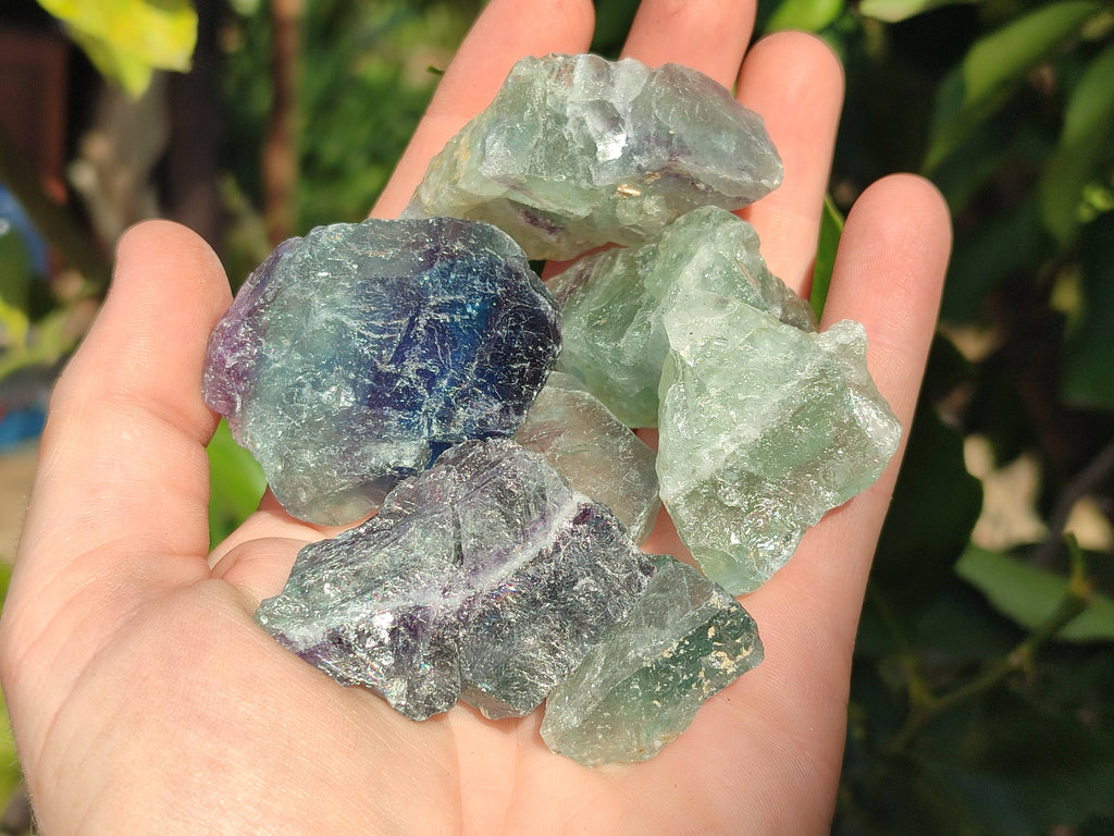 Natural Watermelon Fluorite Specimens x 3.8 Kg Lot From Namibia - Toprock Gemstones and Minerals 