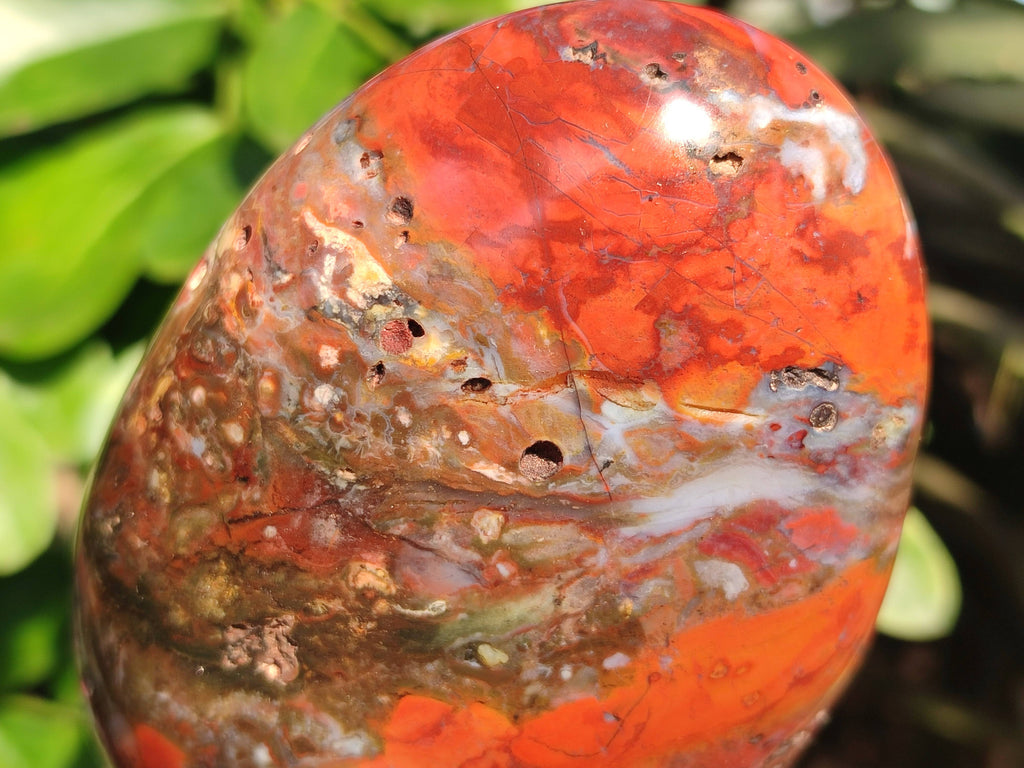Polished Red Jasper Standing Free Forms x 4 From Madagascar - Toprock Gemstones and Minerals 