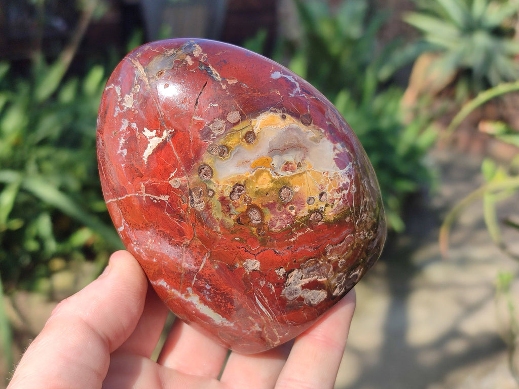 Polished Red Jasper Standing Free Forms x 4 From Madagascar - Toprock Gemstones and Minerals 