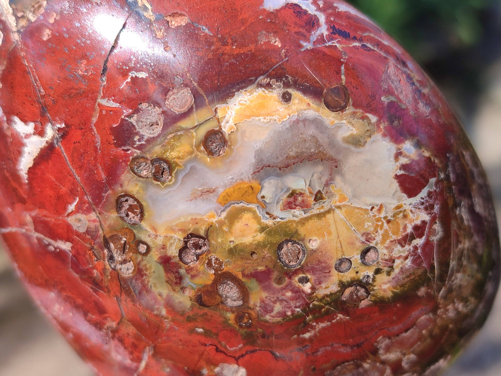 Polished Red Jasper Standing Free Forms x 4 From Madagascar - Toprock Gemstones and Minerals 