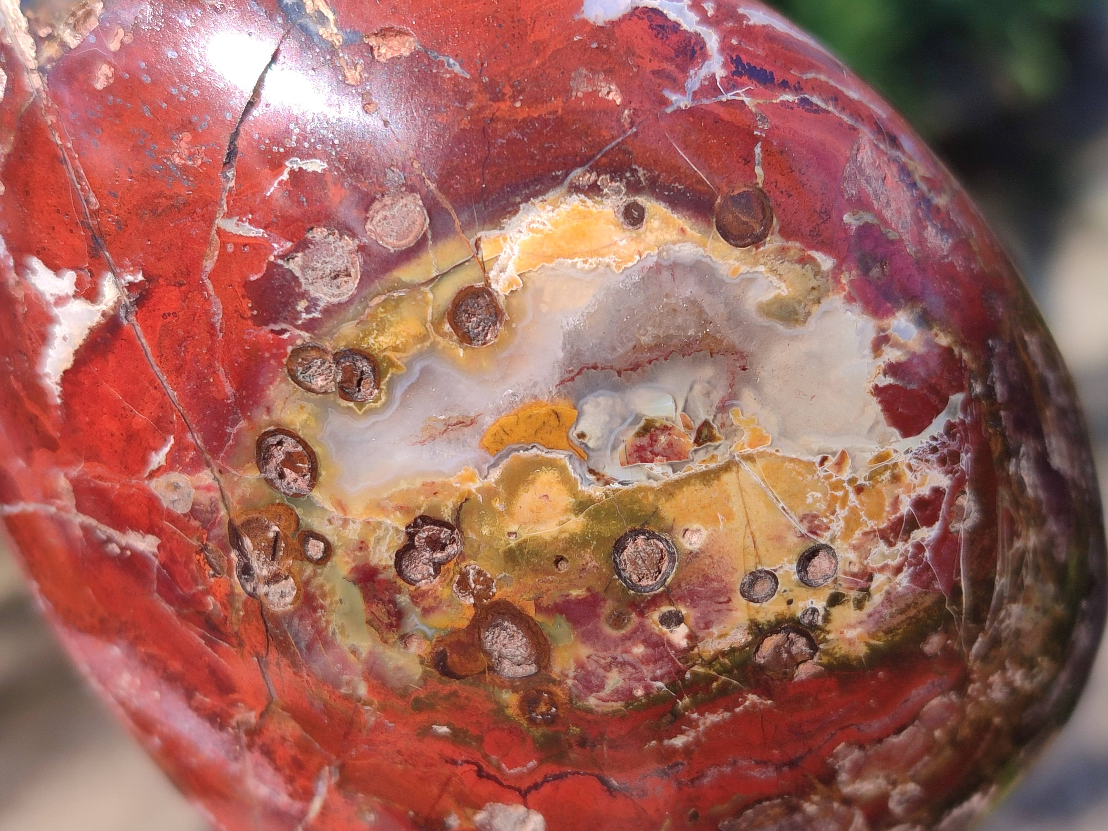 Polished Red Jasper Standing Free Forms x 4 From Madagascar - Toprock Gemstones and Minerals 