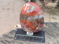 Polished Red Jasper Standing Free Forms x 4 From Madagascar - Toprock Gemstones and Minerals 