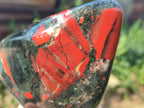 Polished Bloodstone Standing Free Forms x 2 From Swaziland - Toprock Gemstones and Minerals 