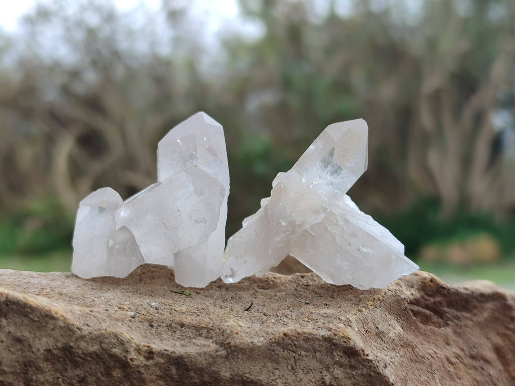 Natural Clear Quartz Crystals x 70 From Zambia - Toprock Gemstones and Minerals 