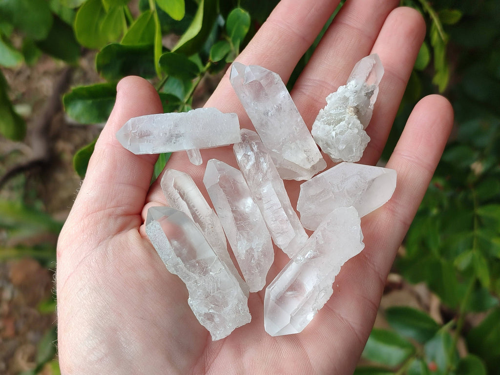Natural Clear Quartz Crystals x 70 From Zambia - Toprock Gemstones and Minerals 