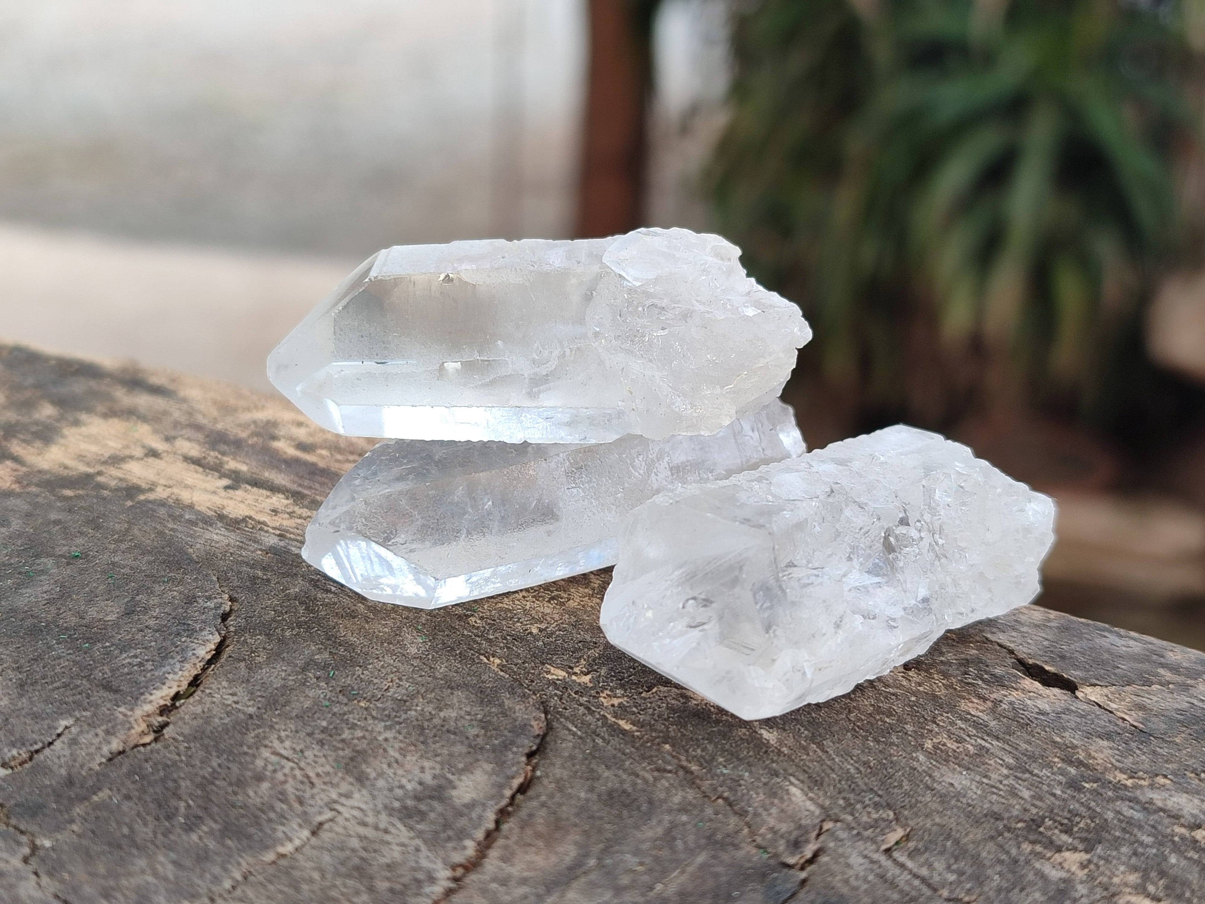 Natural Clear Quartz Crystals x 70 From Zambia - Toprock Gemstones and Minerals 