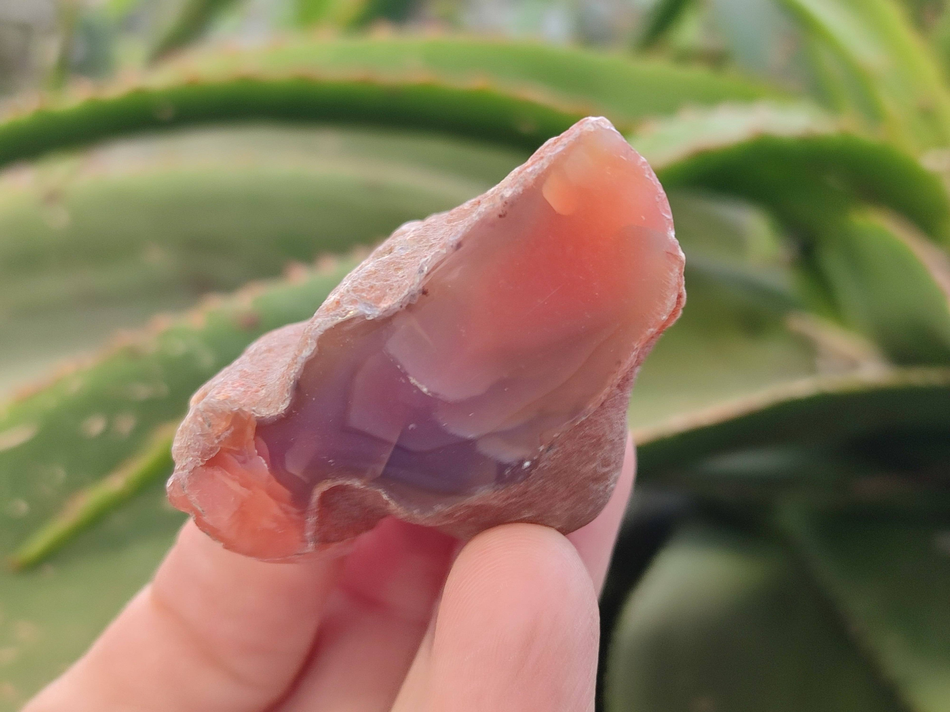 Polished On One Side Red Sashe River Agate Nodules x 24 From Zimbabwe - Toprock Gemstones and Minerals 