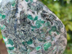 Polished Emerald Mica 'Mutokolite' Standing Free Form x 1 From Mutoko, Zimbabwe - Toprock Gemstones and Minerals 