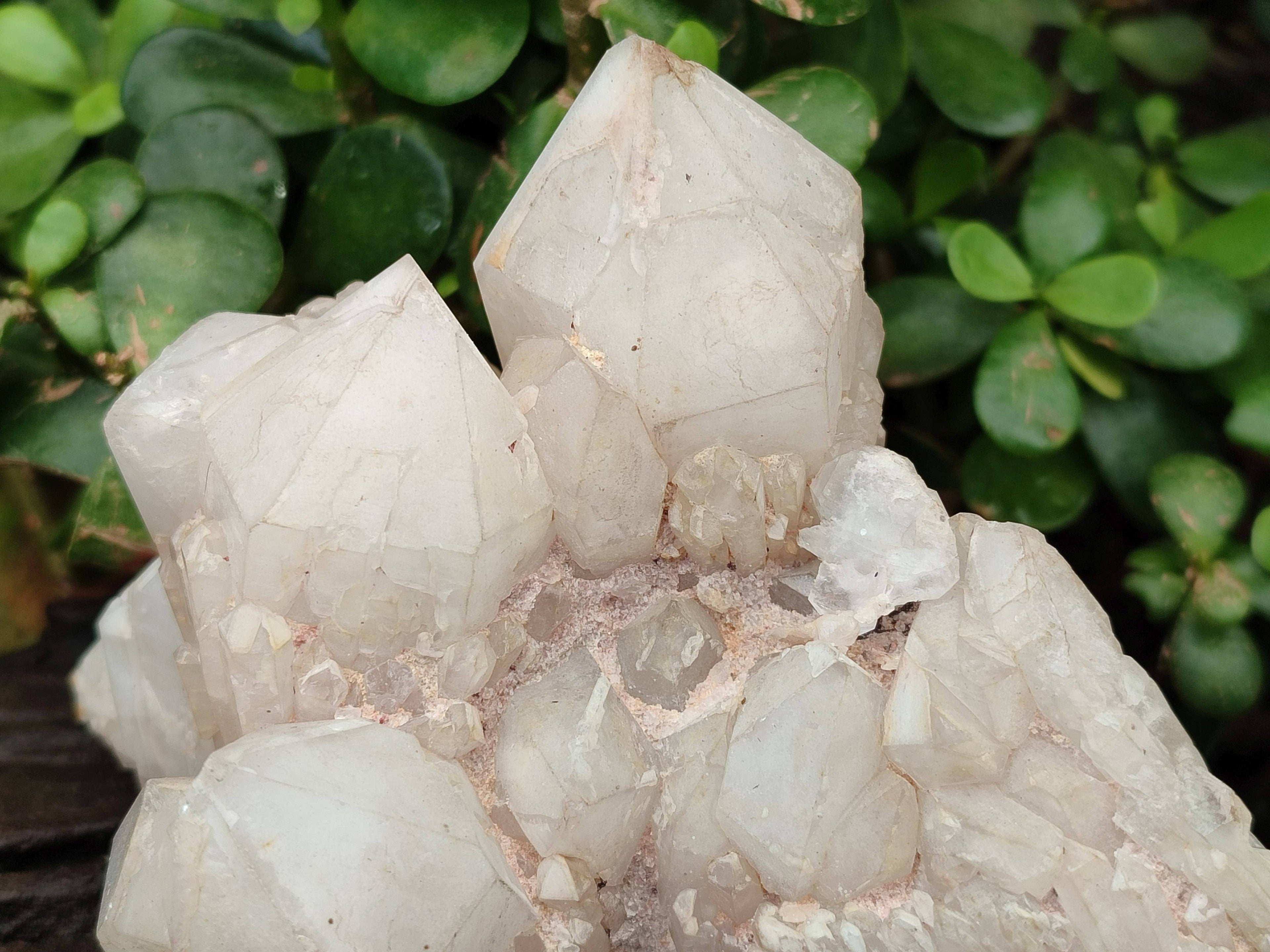 Natural Cascading Candle Quartz Clusters x 2 From Antsirabe, Madagascar - Toprock Gemstones and Minerals 