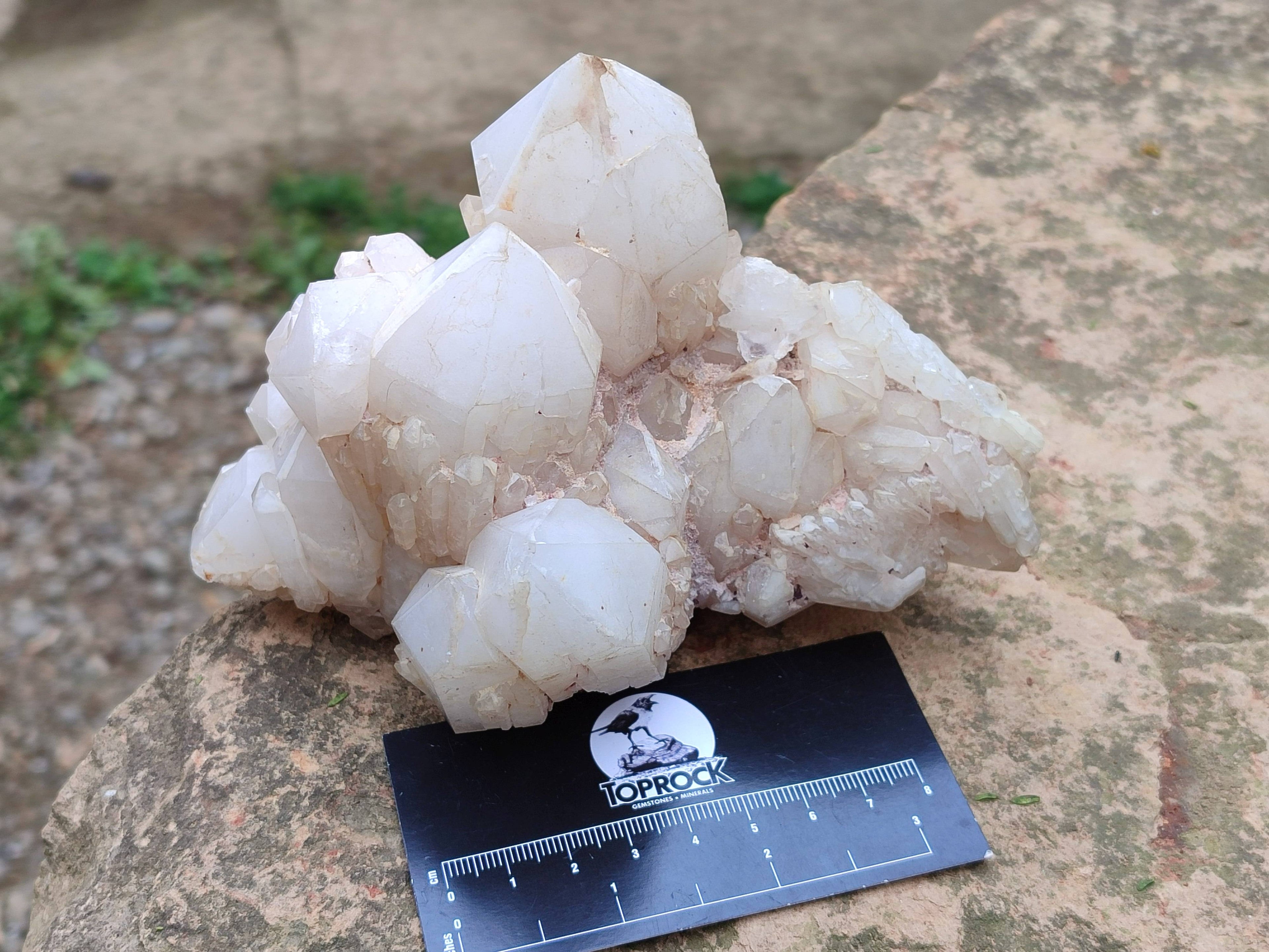 Natural Cascading Candle Quartz Clusters x 2 From Antsirabe, Madagascar - Toprock Gemstones and Minerals 