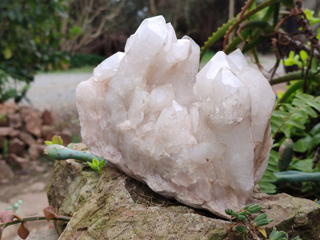 Natural Cascading Candle Quartz Clusters x 2 From Antsirabe, Madagascar - Toprock Gemstones and Minerals 