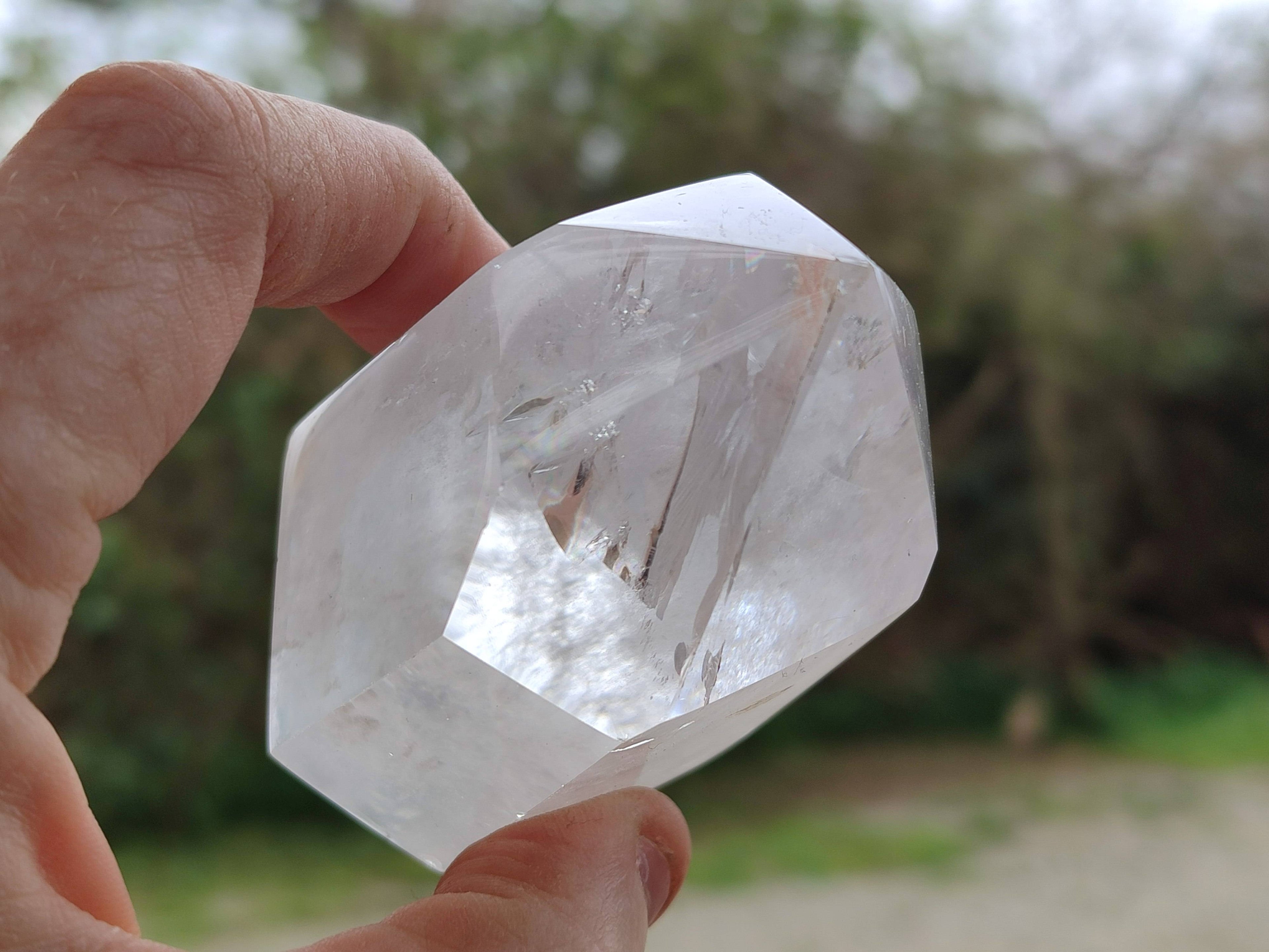 Polished Clear Quartz Crystals x 6 From Madagascar - Toprock Gemstones and Minerals 
