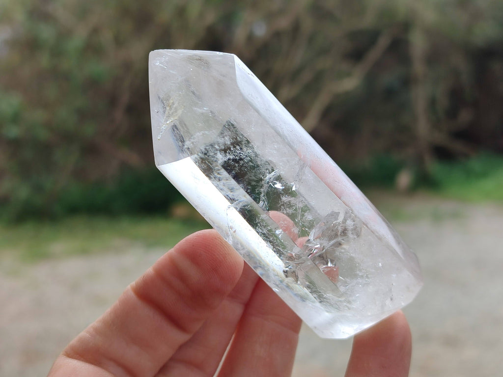 Polished Clear Quartz Crystals x 6 From Madagascar - Toprock Gemstones and Minerals 