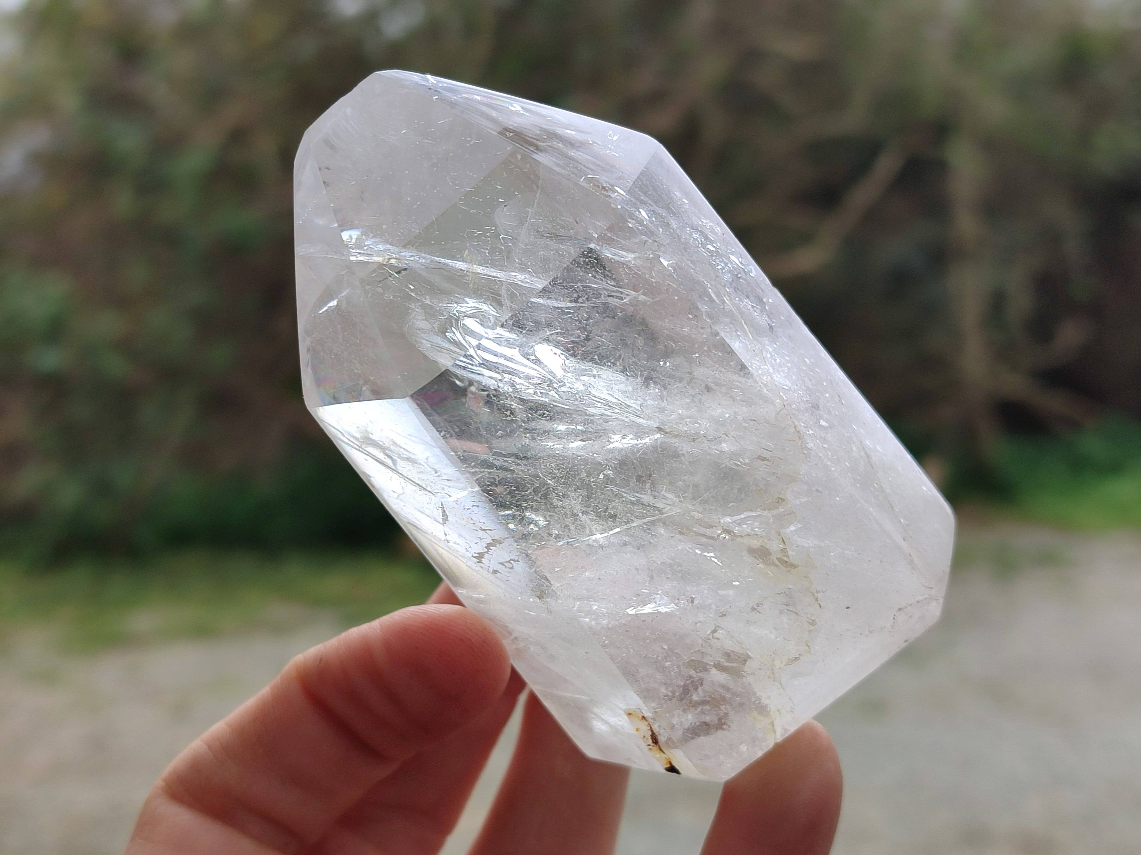 Polished Clear Quartz Crystals x 6 From Madagascar - Toprock Gemstones and Minerals 