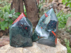 Polished Bloodstone Points x 3 From Swaziland - Toprock Gemstones and Minerals 