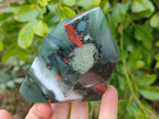 Polished Bloodstone Points x 3 From Swaziland - Toprock Gemstones and Minerals 