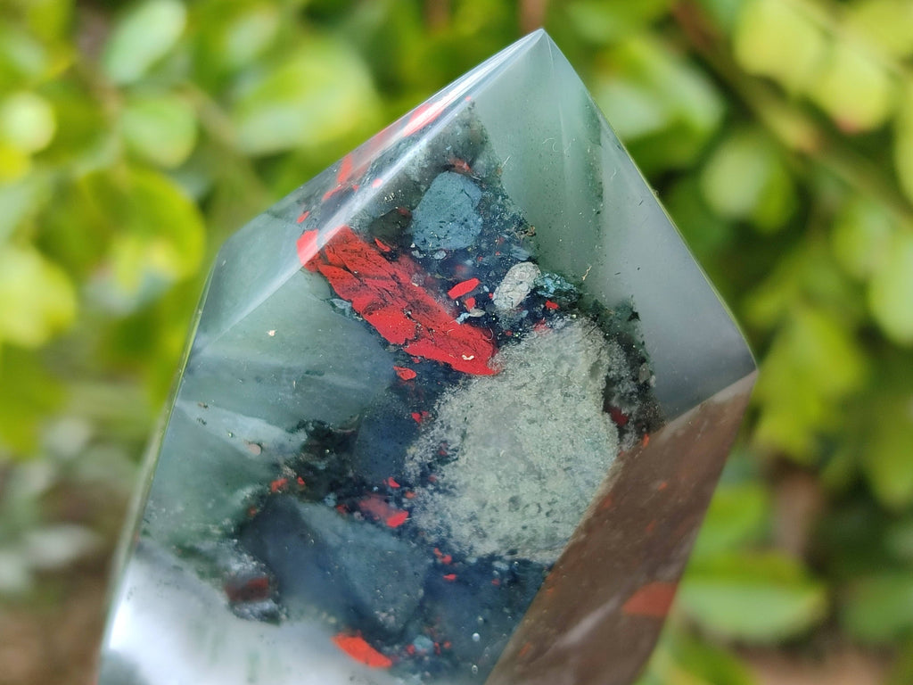 Polished Bloodstone Points x 3 From Swaziland - Toprock Gemstones and Minerals 